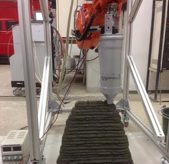 混凝土、混凝土3D打印機(jī)、可移動(dòng)混凝土3D打印機(jī)