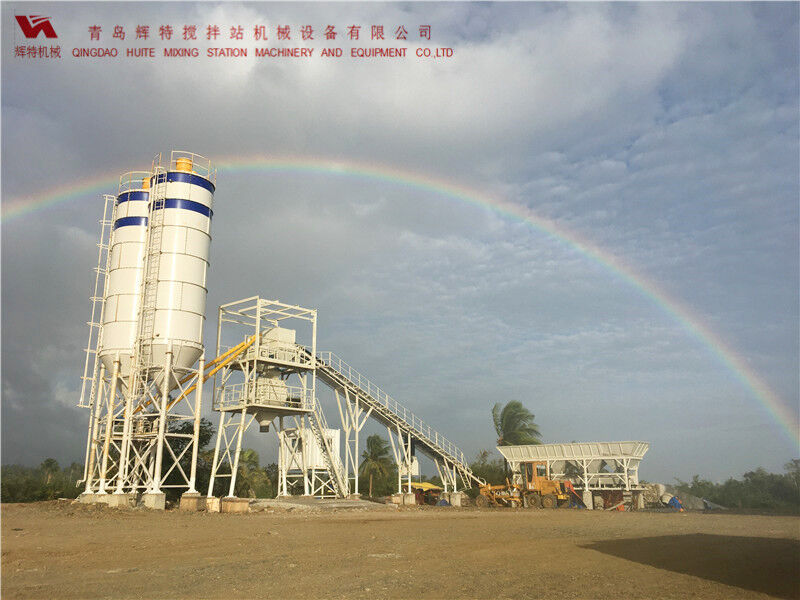 HZS60混凝土攪拌站 輝特機(jī)械 根據(jù)客戶(hù)需求改動(dòng)