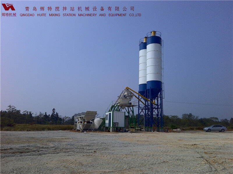 攪拌站HZS35易損件少，維護簡單，運行費用低