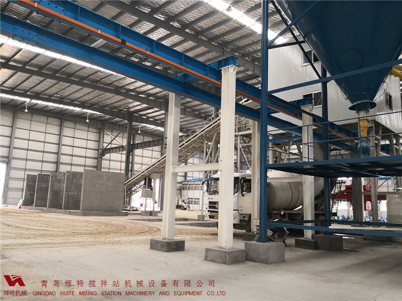 輝特攪拌站HZN120PC攪拌臂采用流線型設計減小阻力提高攪拌率延長壽命