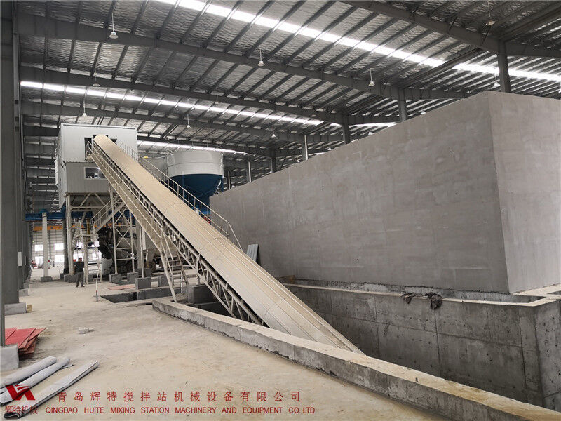 輝特攪拌站HZN120PC攪拌臂采用流線型設計減小阻力提高攪拌率延長壽命