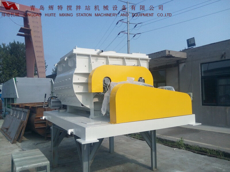 JS750攪拌臂采用偏心式設(shè)計(jì)，延長使用壽命，青島輝特機(jī)械