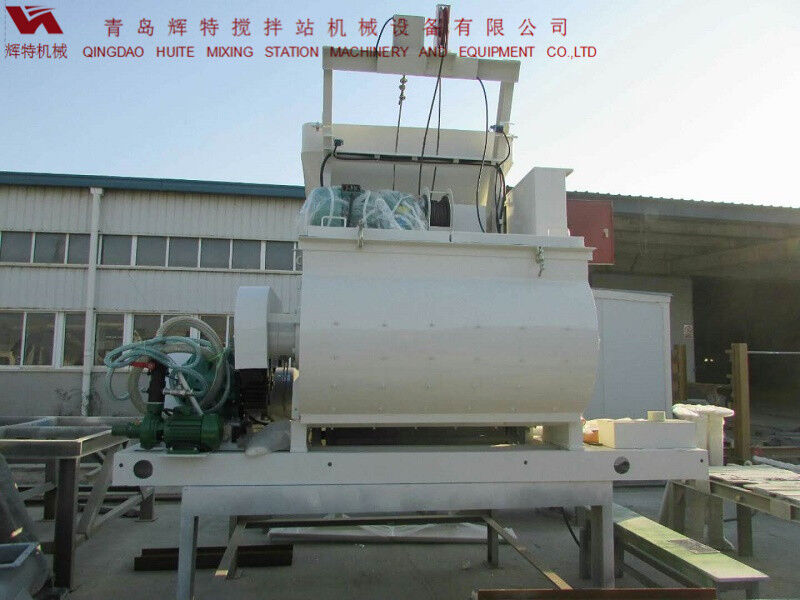 JS750攪拌臂采用偏心式設(shè)計(jì)，延長使用壽命，青島輝特機(jī)械