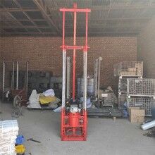 地質(zhì)勘探設備多用途微型鉆機巖心取樣機 取樣30米HS立式鉆機