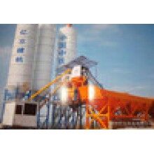 連體混凝土攪拌站2HZS75/億立建機